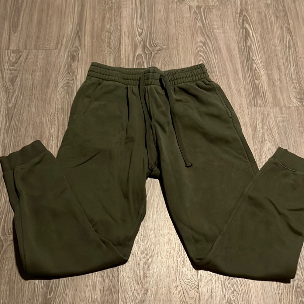 army green sweat pants